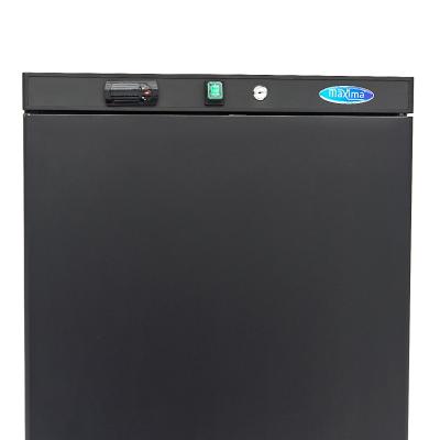 Maxima Lednice - 400 l - 4 nastavitelné police - černá |  09405014